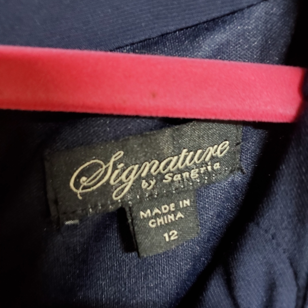 Navy Special Occasion Dress - Picture 4 of 6